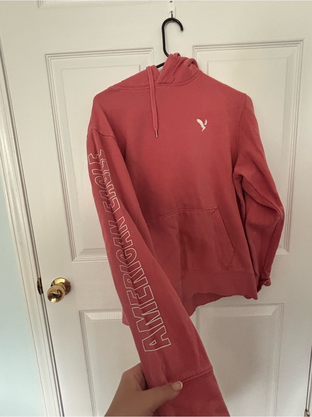 American Eagle Outfitters Pink Pullover Hoodie